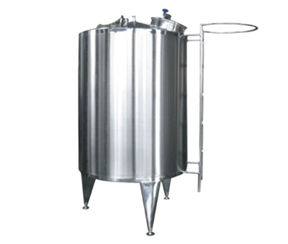 Single-layer vertical storage tank