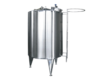 Single-layer vertical storage tank