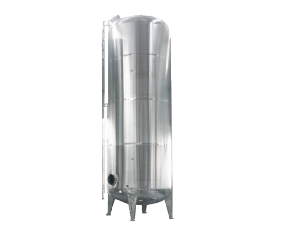 Single-layer vertical storage tank