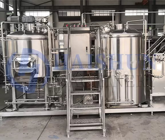 5BBL 2-vessels Brewhouse with gas heating