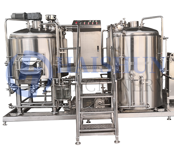 600L 2-vessels Brewhouse with gas heating