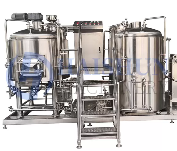 5BBL 2-vessels Brewhouse with gas heating