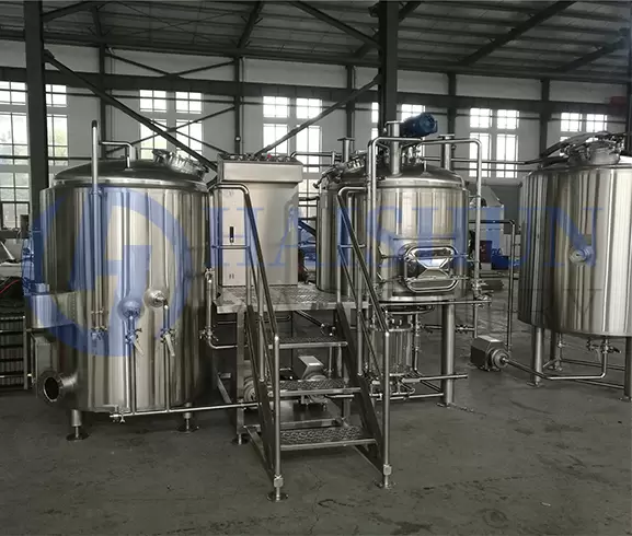5BBL 2-vessels Brewhouse with gas heating