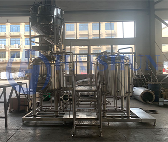 5BBL Steam heating brewhouse with hopper