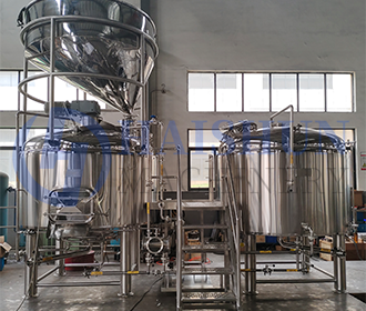 2400L Steam heating brewhouse with hopper