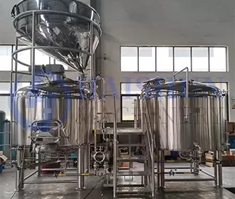 2400L Steam heating brewhouse with hopper