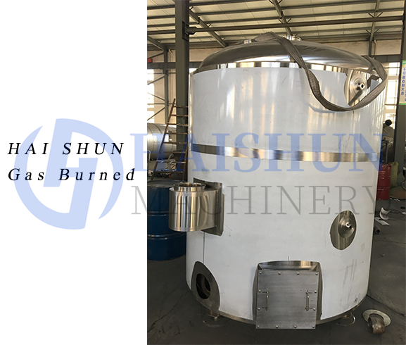 1200L gas burner brewhouse and system