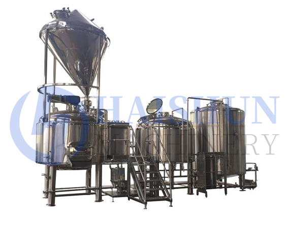 2400L Steam heating brewhouse with hopper