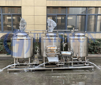 300L 3 vessels brewhouse MT+LT+BK/WT