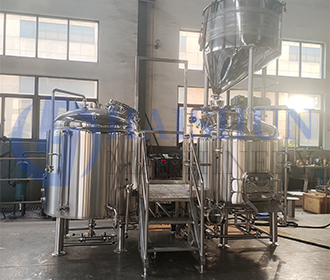 7BBL Brewhouse with hopper