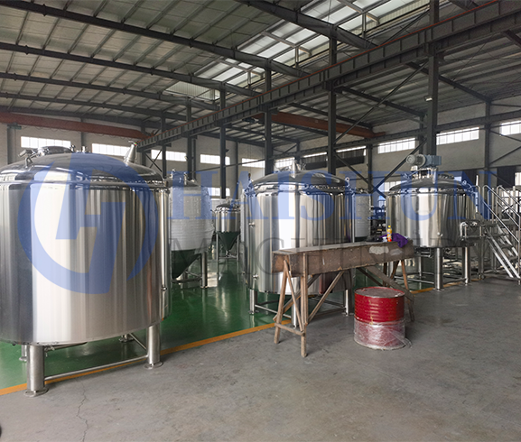 15BBL 3 vessels brewhouse MT/LT+BK+WT