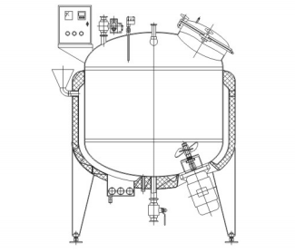 Customized size SS PROPELLER mixing tank