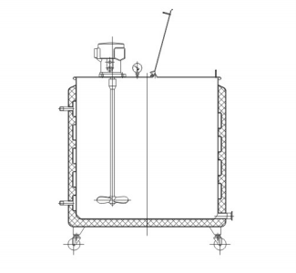 Customized size SS PROPELLER mixing tank