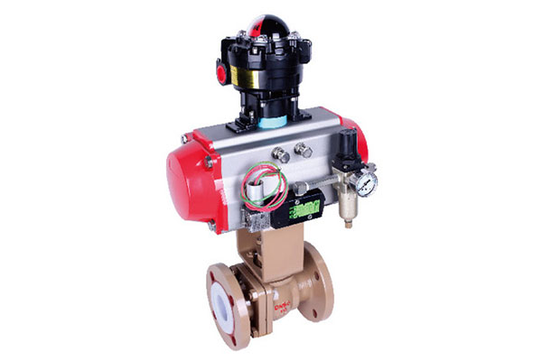 Q350 lined ball valve