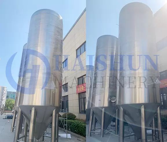 small commercial beer fermenter